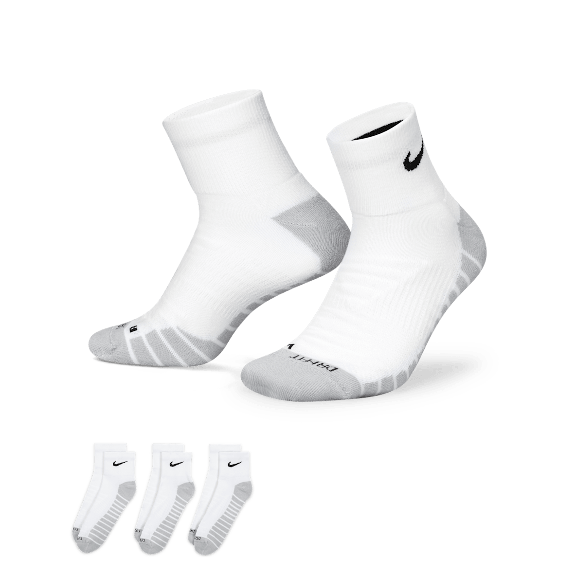 Nike Everyday Max Cushioned Nike Everyday Max Cushioned Calcetines de entrenamiento hasta el tobillo (3 pares)