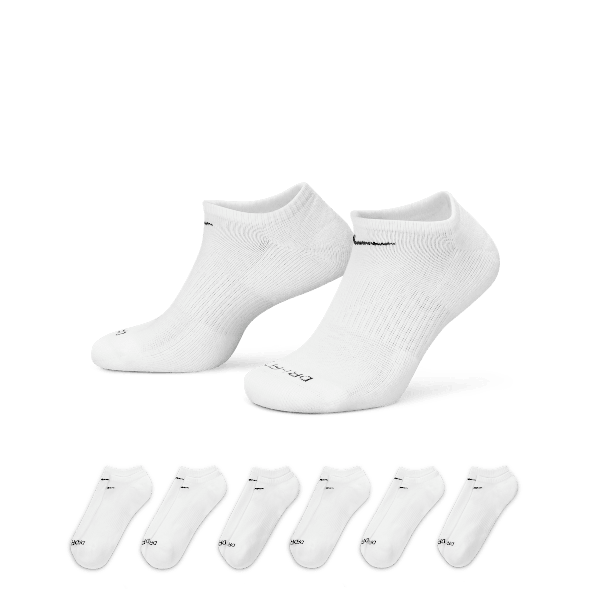 Nike Everyday Plus Cushioned Nike Everyday Plus Cushioned Training No-Show Socks (6 Pairs)
