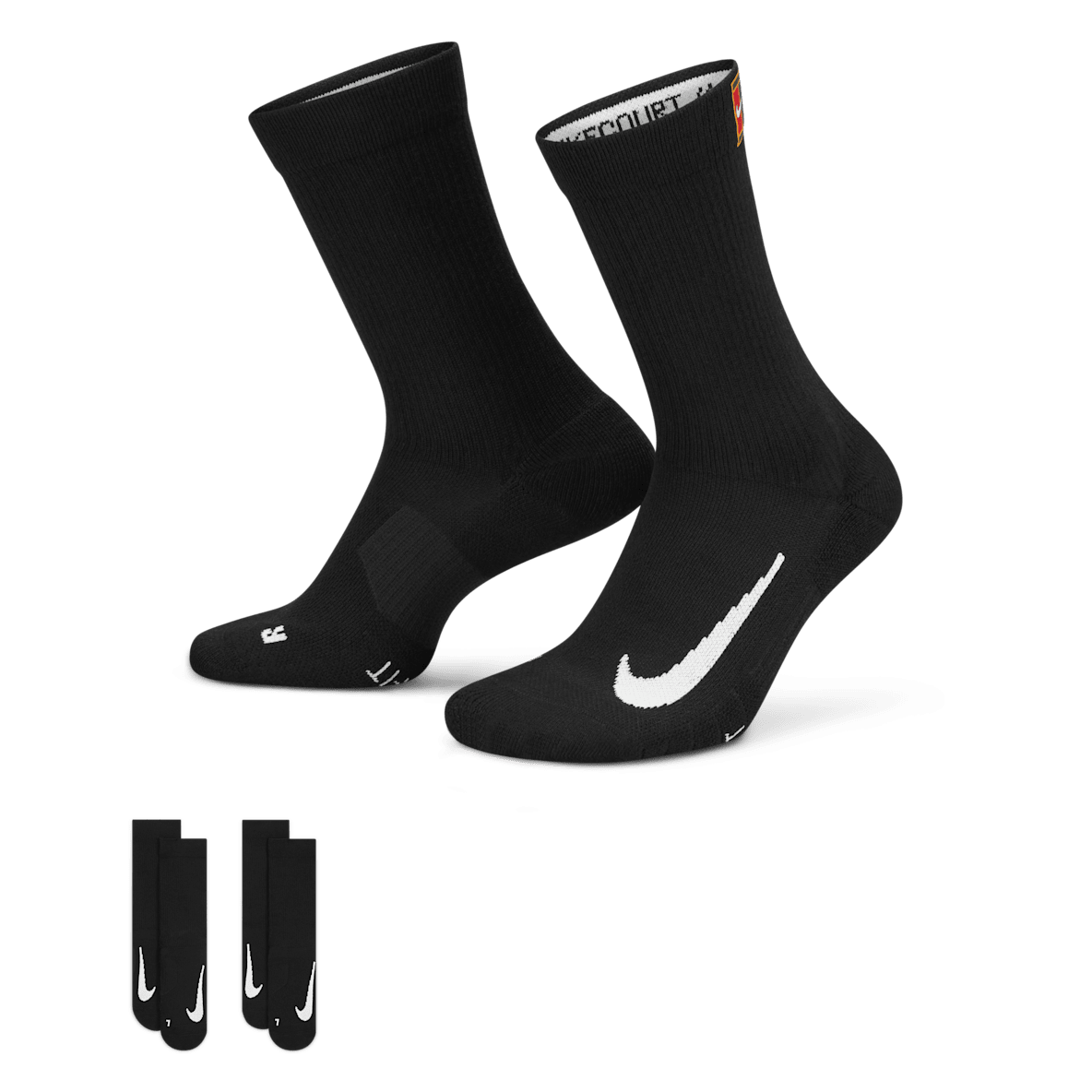 NikeCourt Multiplier Cushioned NikeCourt Multiplier Cushioned Chaussettes de tennis mi-mollet (2 paires)