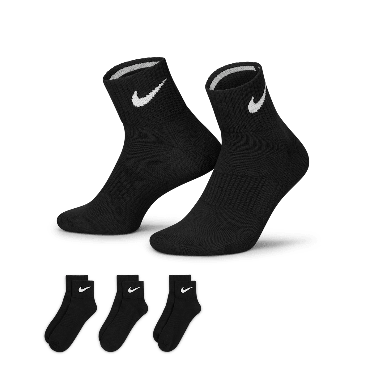 Nike Performance Lightweight Training Ankle Socks (3 Pairs)
