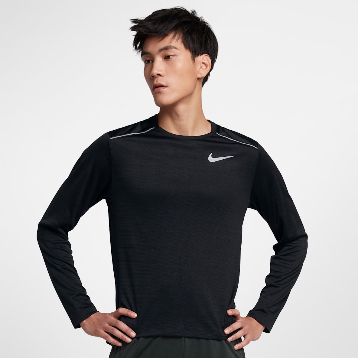 Nike Dri-FIT Miler Nike Dri-FIT Miler Playera de running de manga larga para hombre
