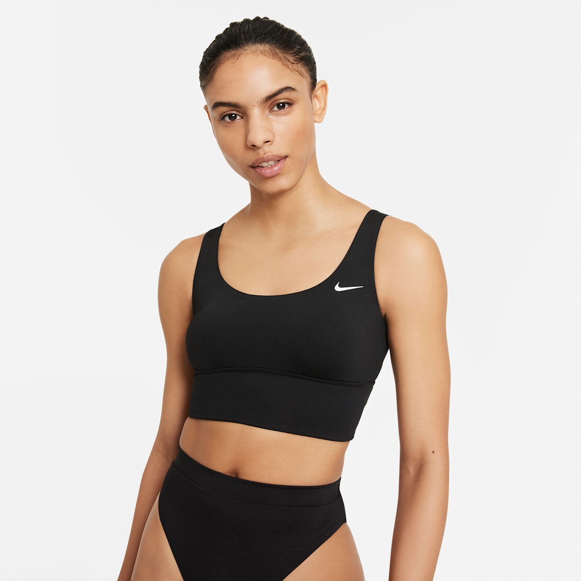 Nike Essential Nike Essential Prenda para la parte superior de Midkini de cuello redondo para mujer