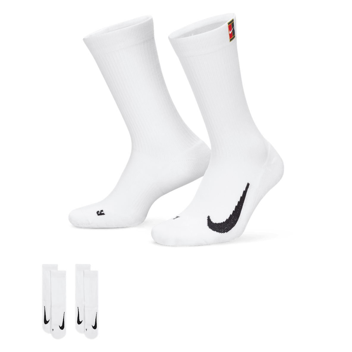 NikeCourt Multiplier Cushioned NikeCourt Multiplier Cushioned Tennis Crew Socks (2 Pairs)