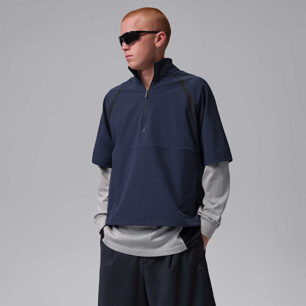 Jordan Playera cortavientos de golf Dri-FIT para hombre