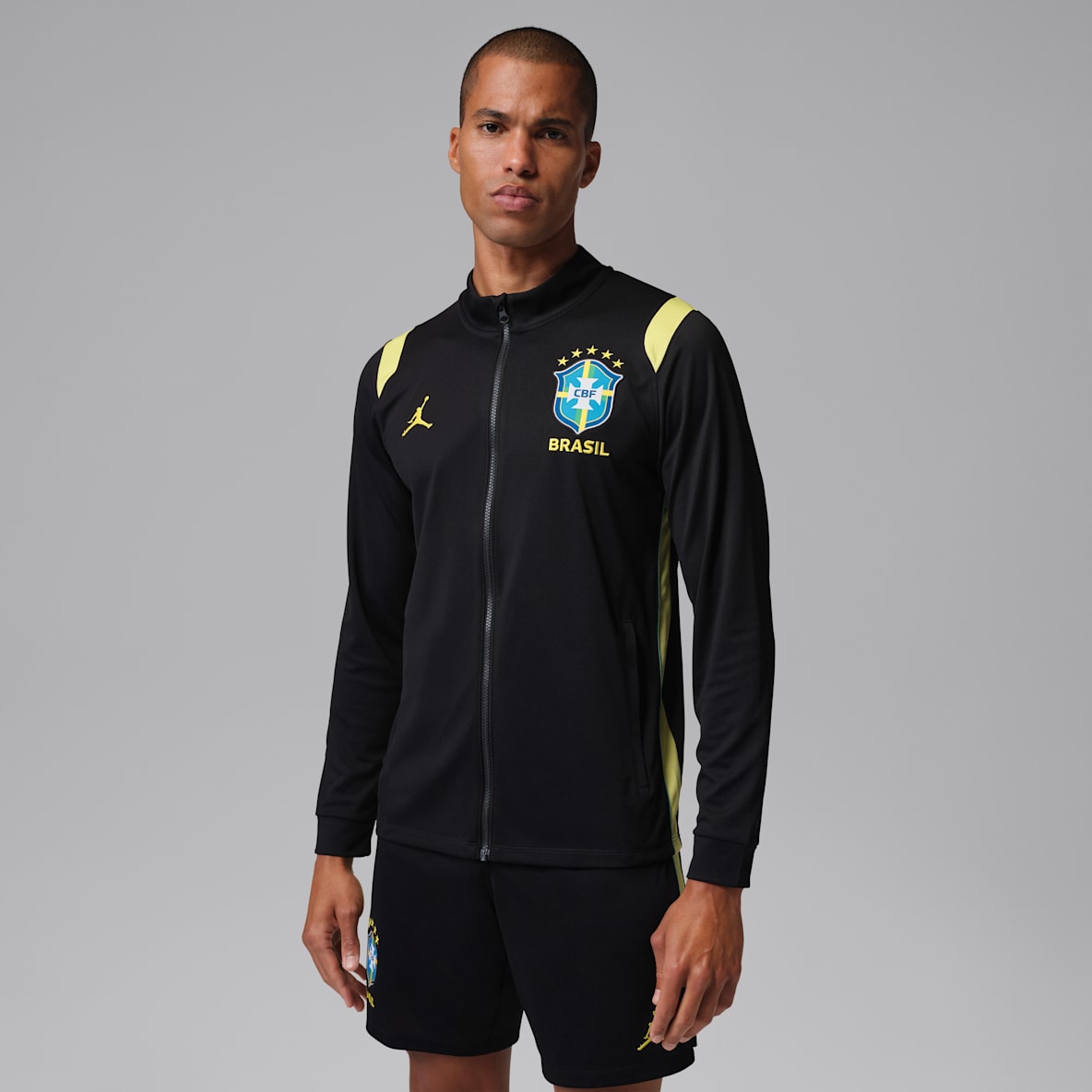 Brasilien Academy Pro Jordan Dri-FIT Fußball-Track-Jacket (Herren)