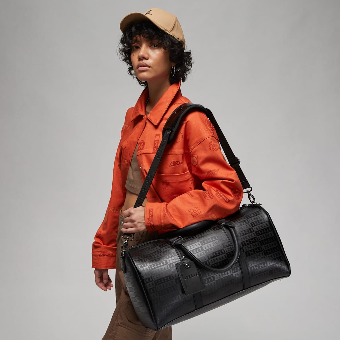 Jordan Jumpman Bolso de lona de entrenamiento (mediano)