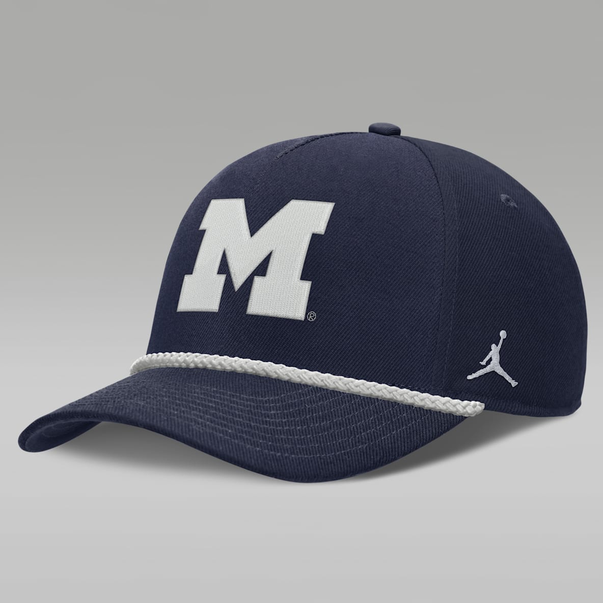 Michigan Sideline Rope Rise Men's Jordan Brand College Adjustable Hat