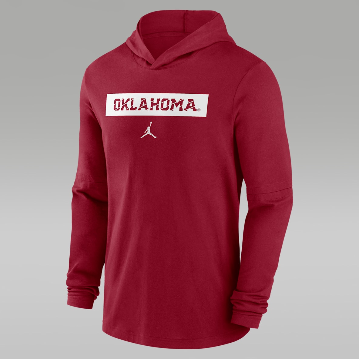 Oklahoma Sooners Sideline Oklahoma Sooners Sideline Men's Jordan Dri-FIT College Long-Sleeve Hooded Top