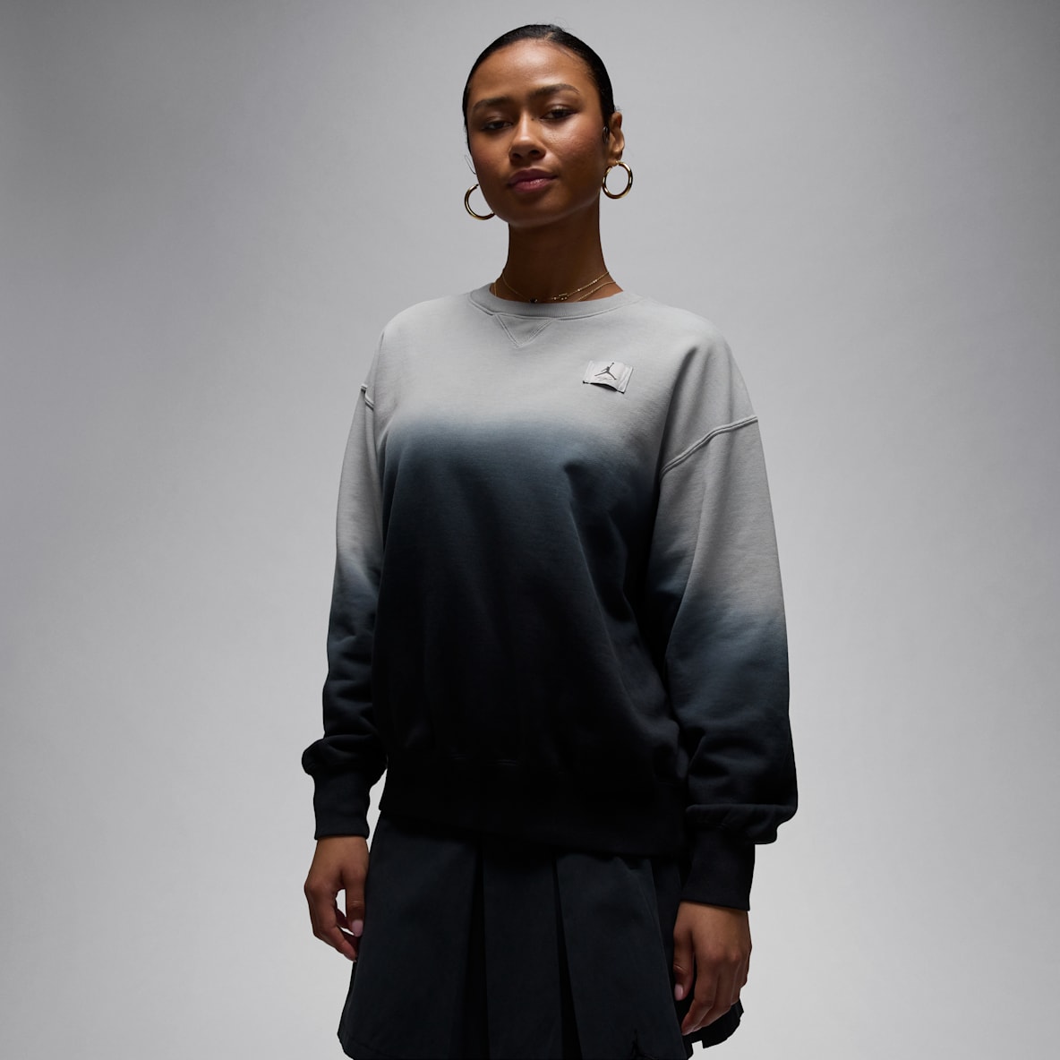 Jordan Flight Fleece Jordan Flight Fleece Sudadera de cuello redondo de French Terry para mujer