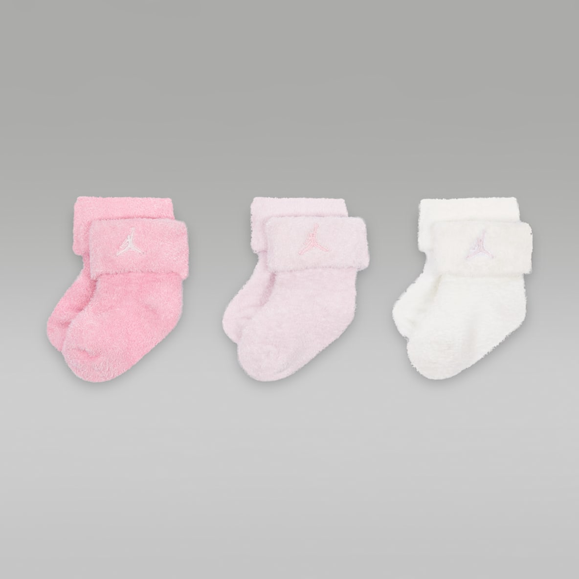 Jordan Infant/Toddler Soft and Cozy Ankle Socks (3 Pairs)