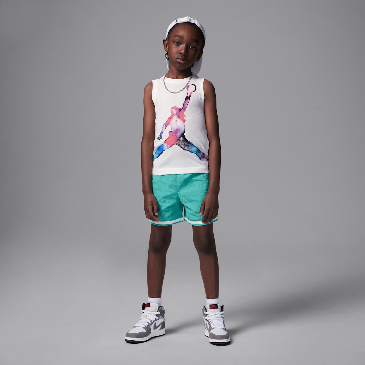 Jordan Jordan Conjunto de camiseta de tirantes de dos piezas para la piscina - Niño/a pequeño/a