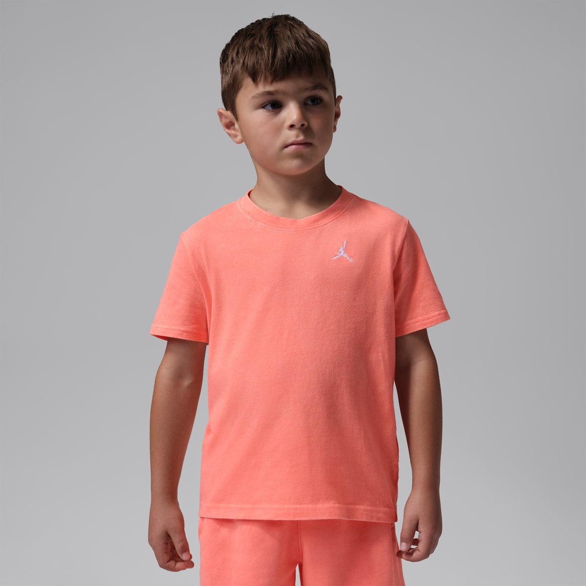 Jordan Little Kids' Air Embroidered Acid Wash T-Shirt