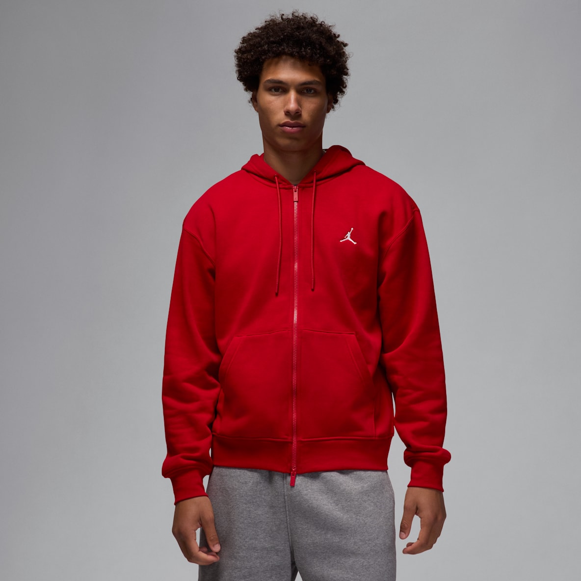 Jordan Brooklyn Fleece Sudadera con gorro de cierre completo para hombre