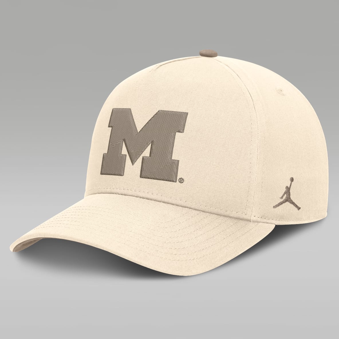Michigan Natural Rise Men's Jordan Brand Dri-FIT College A-Frame Adjustable Hat