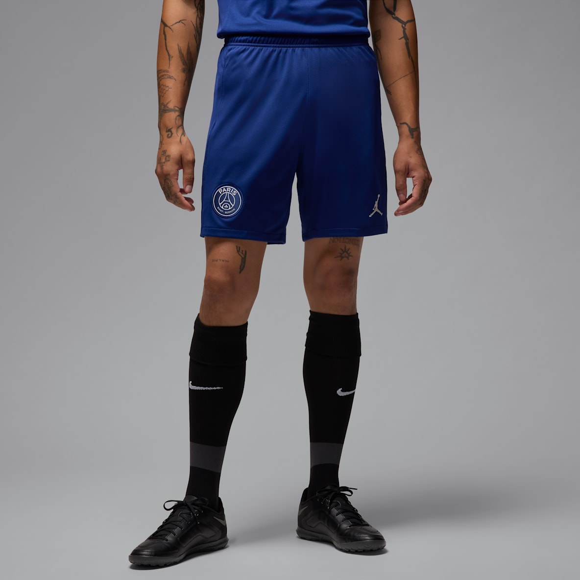 Paris Saint-Germain 2025 Stadium (fjerdedrakt) Paris Saint-Germain 2025 Stadium (fjerdedrakt) Jordan Dri-FIT Replica fotballshorts til herre