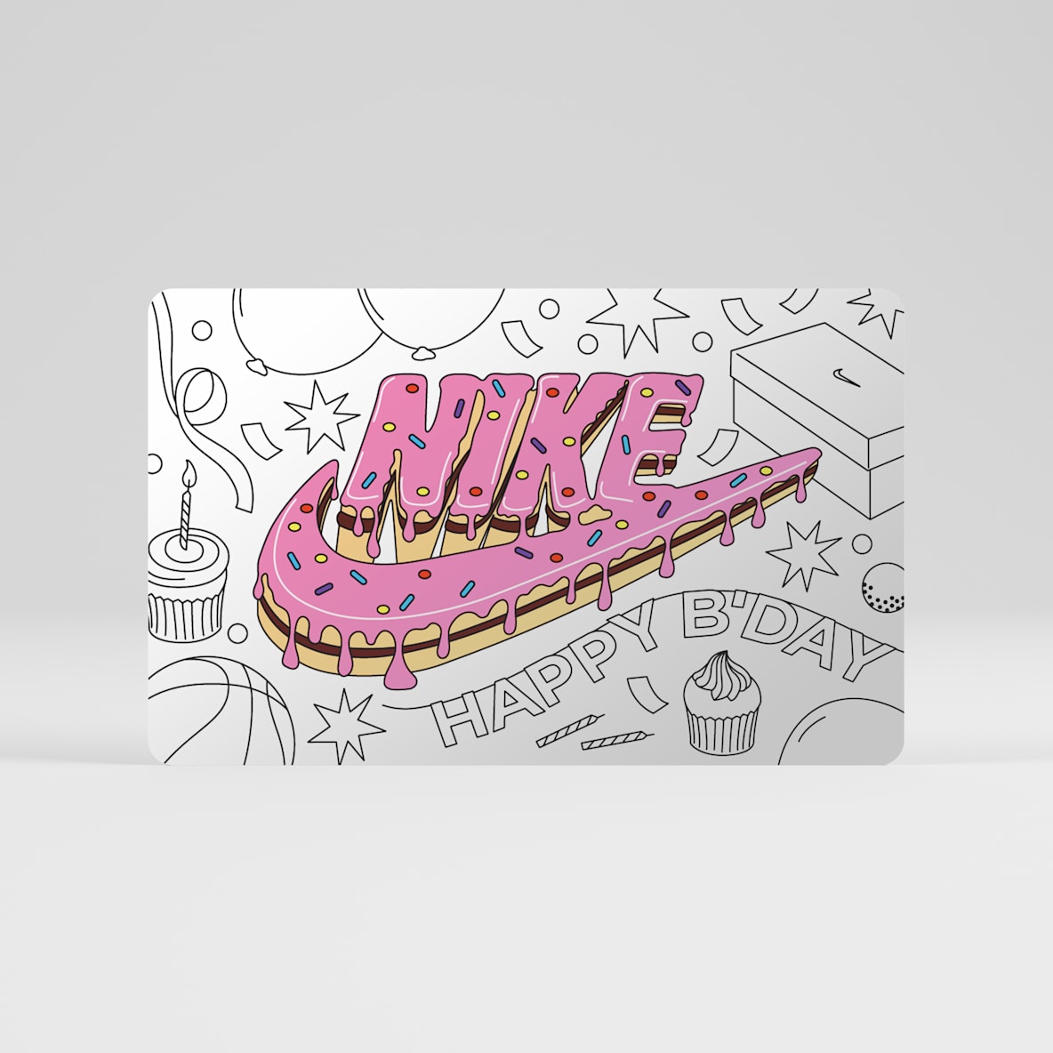 Nike Gift Card Mailed in a Mini Nike Shoebox