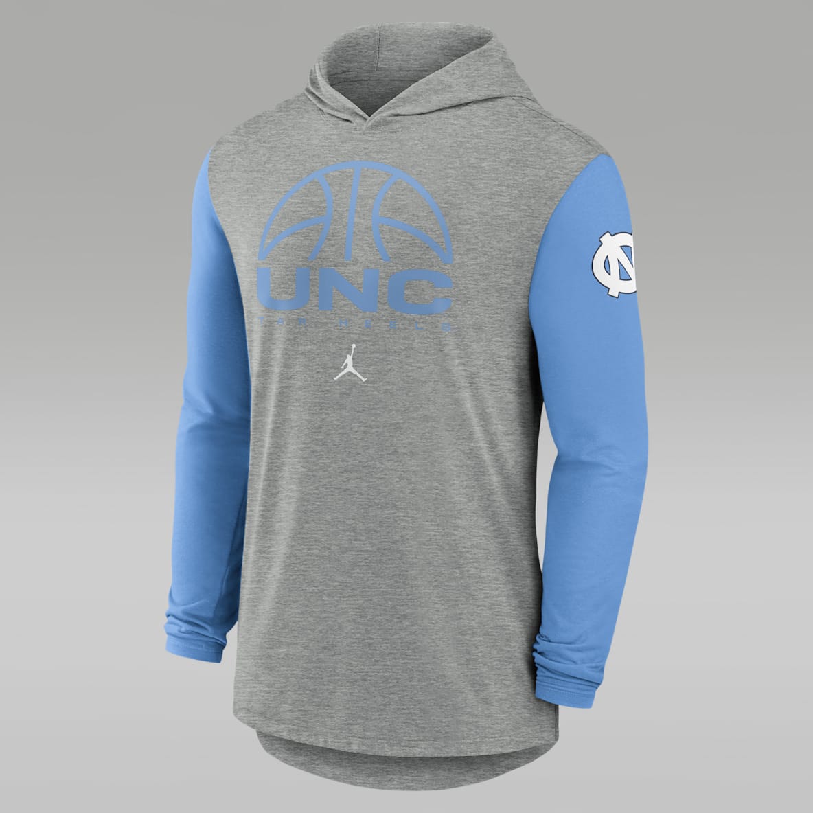 North Carolina Basketball North Carolina Basketball Men's Jordan Brand Dri-FIT College Long-Sleeve Hooded T-Shirt
