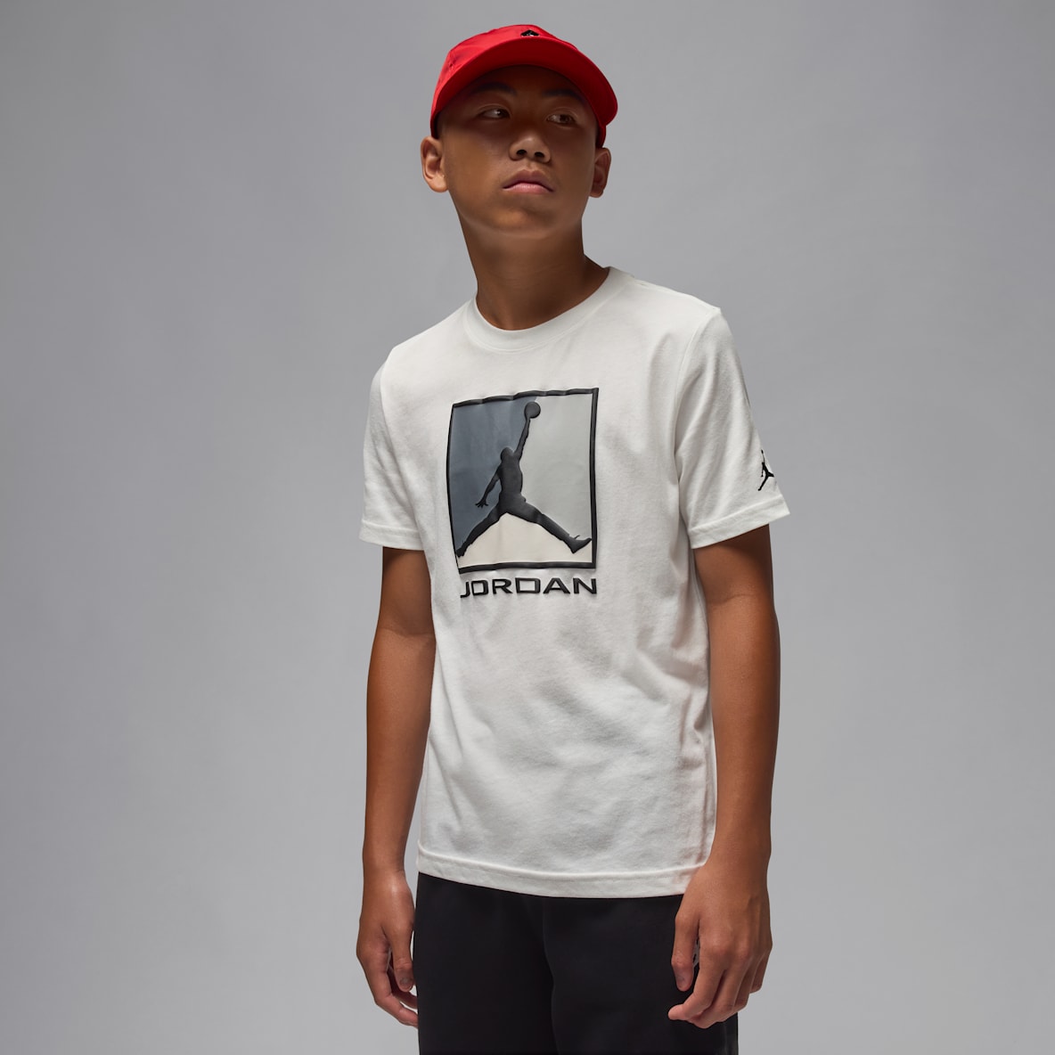 Jordan Flight Essentials Jordan Flight Essentials Older Kids' Boxed Logo 3.0 T-Shirt