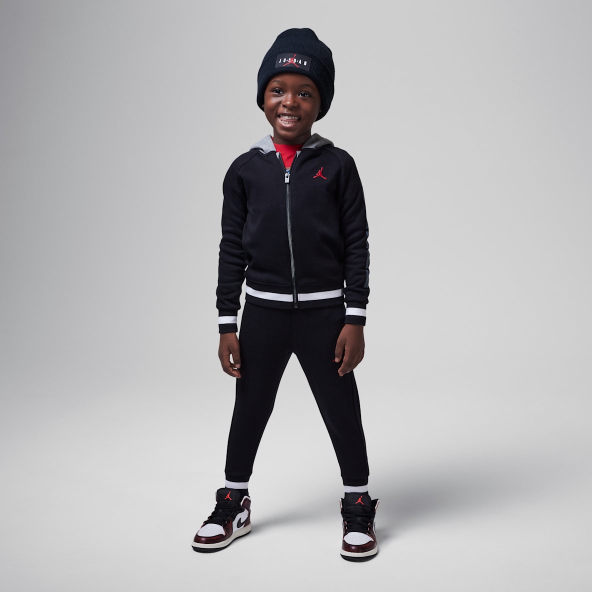 Jordan Jordan Toddler 2-Piece Blocked and Ribbed Full-Zip Set