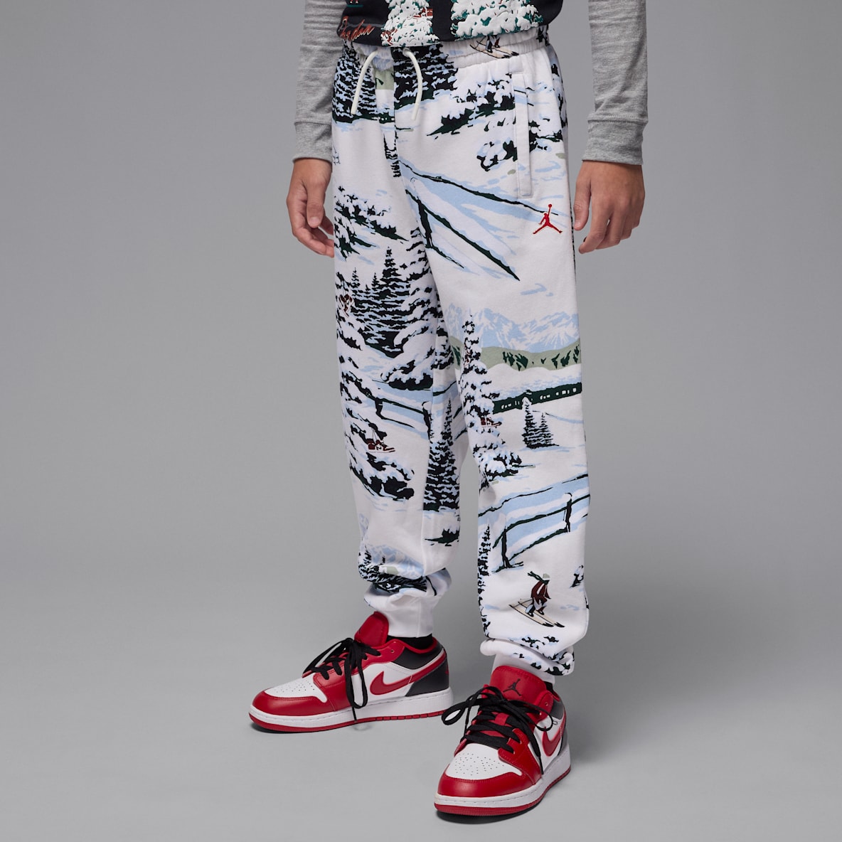 Jordan Brooklyn Fleece Jordan Brooklyn Fleece Big Kids' Holiday Pants