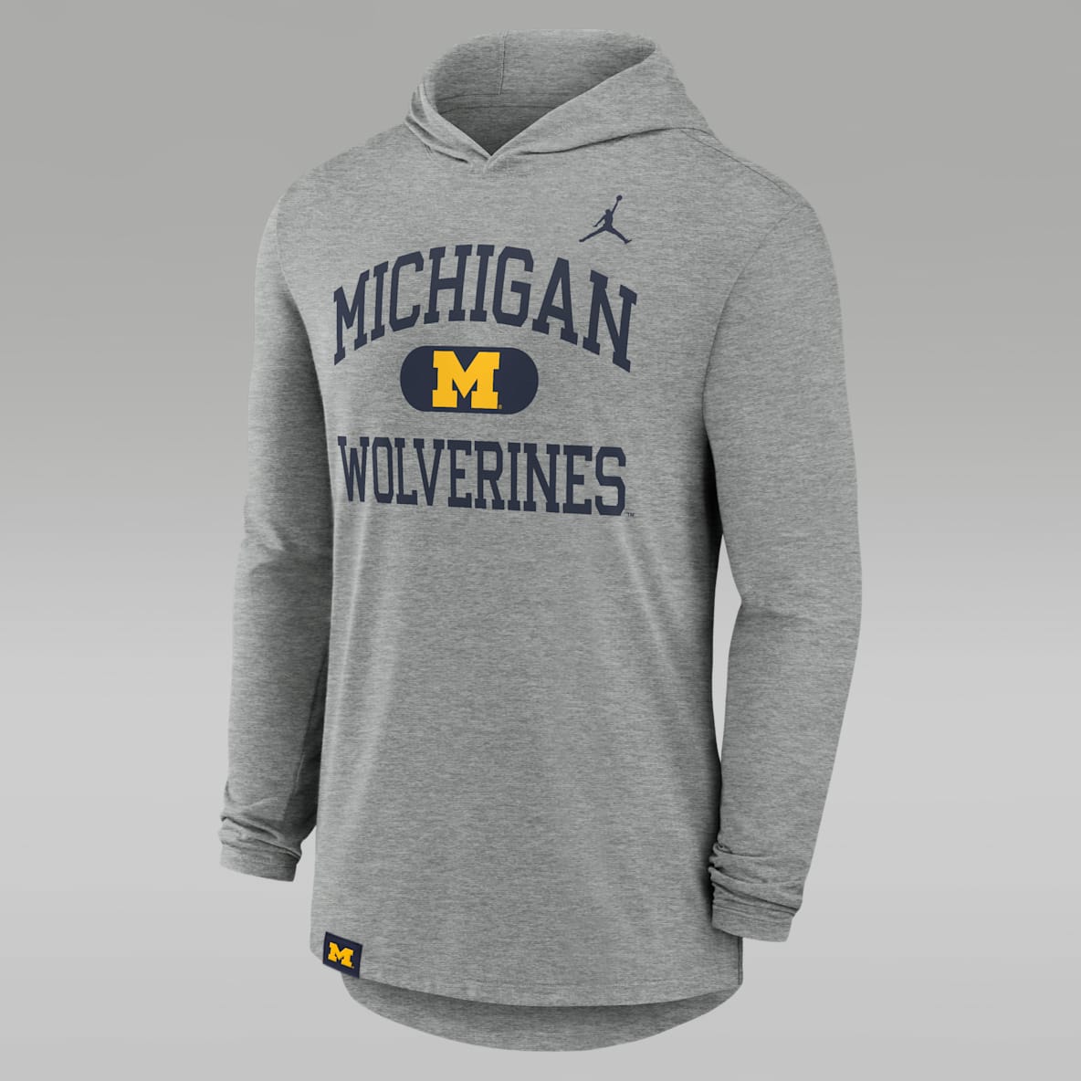 Michigan Wolverines Blitz Michigan Wolverines Blitz Men's Nike Dri-FIT College Long-Sleeve Hooded T-Shirt