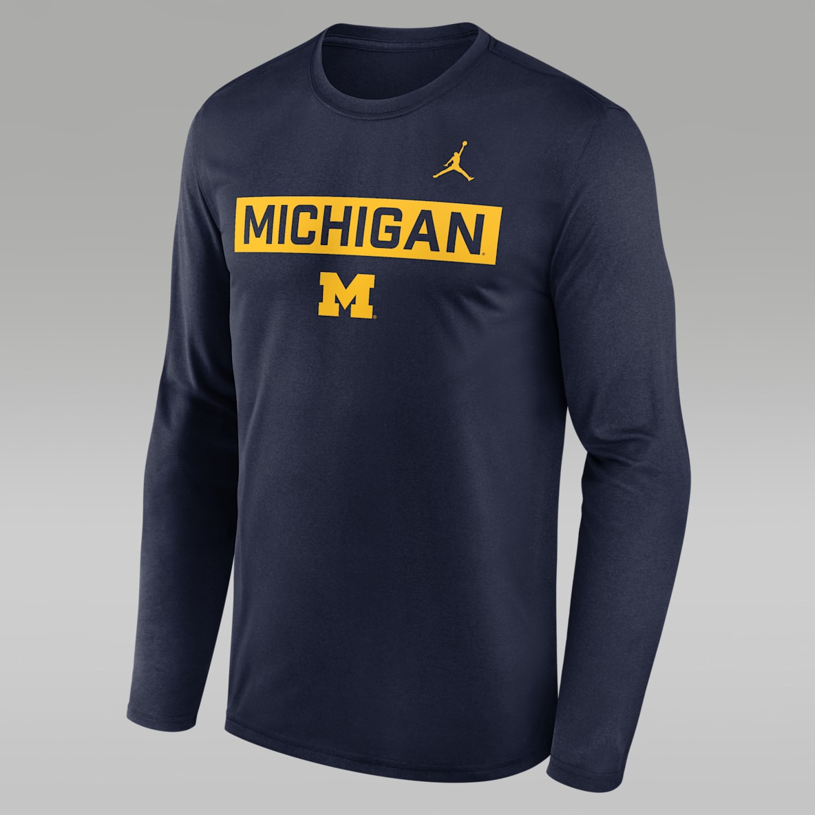 Michigan Primetime Legend 2-Hit Michigan Primetime Legend 2-Hit Men's Jordan Brand Dri-FIT College Long-Sleeve T-Shirt