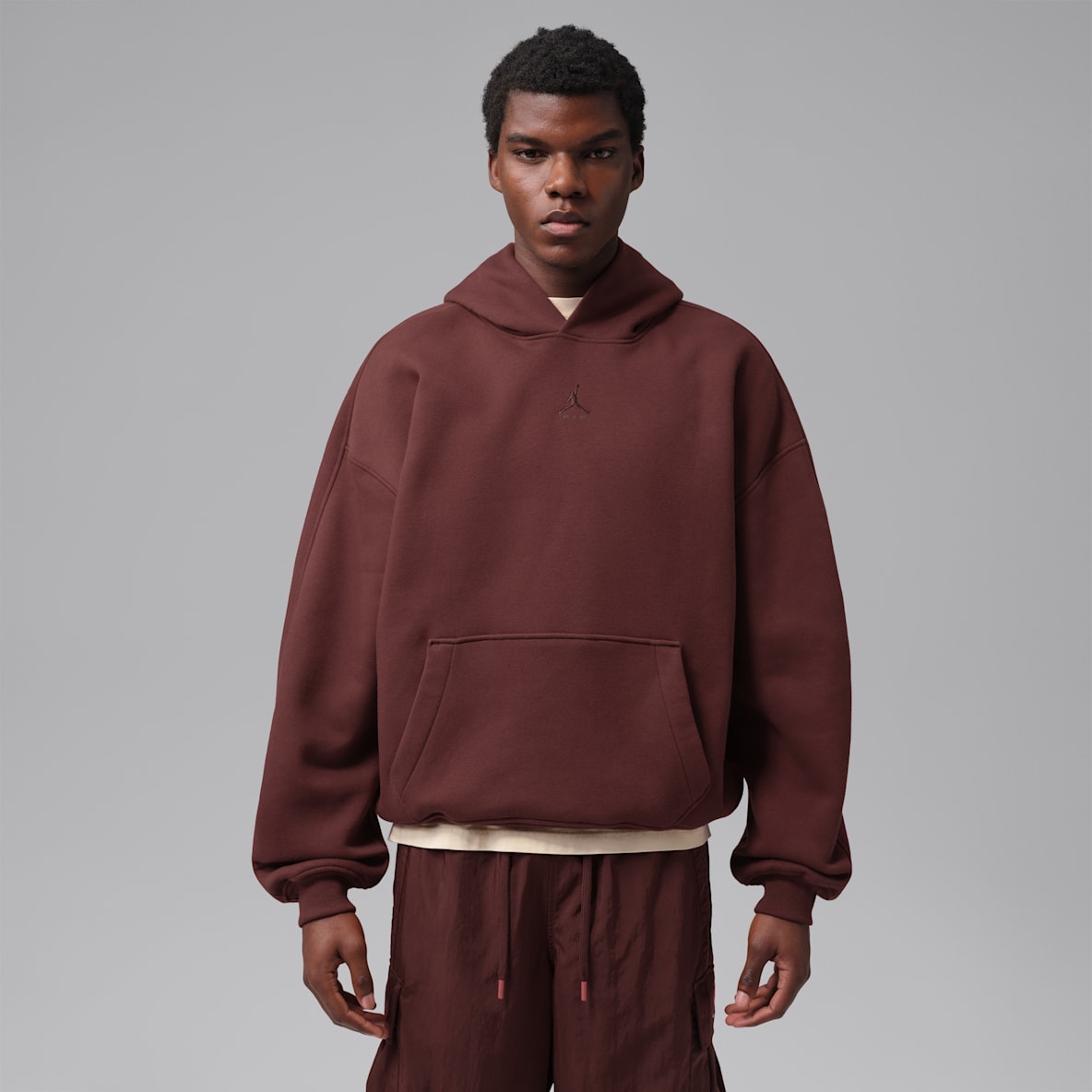 Jordan Brooklyn Men's Oversized Fleece Pullover Hoodie