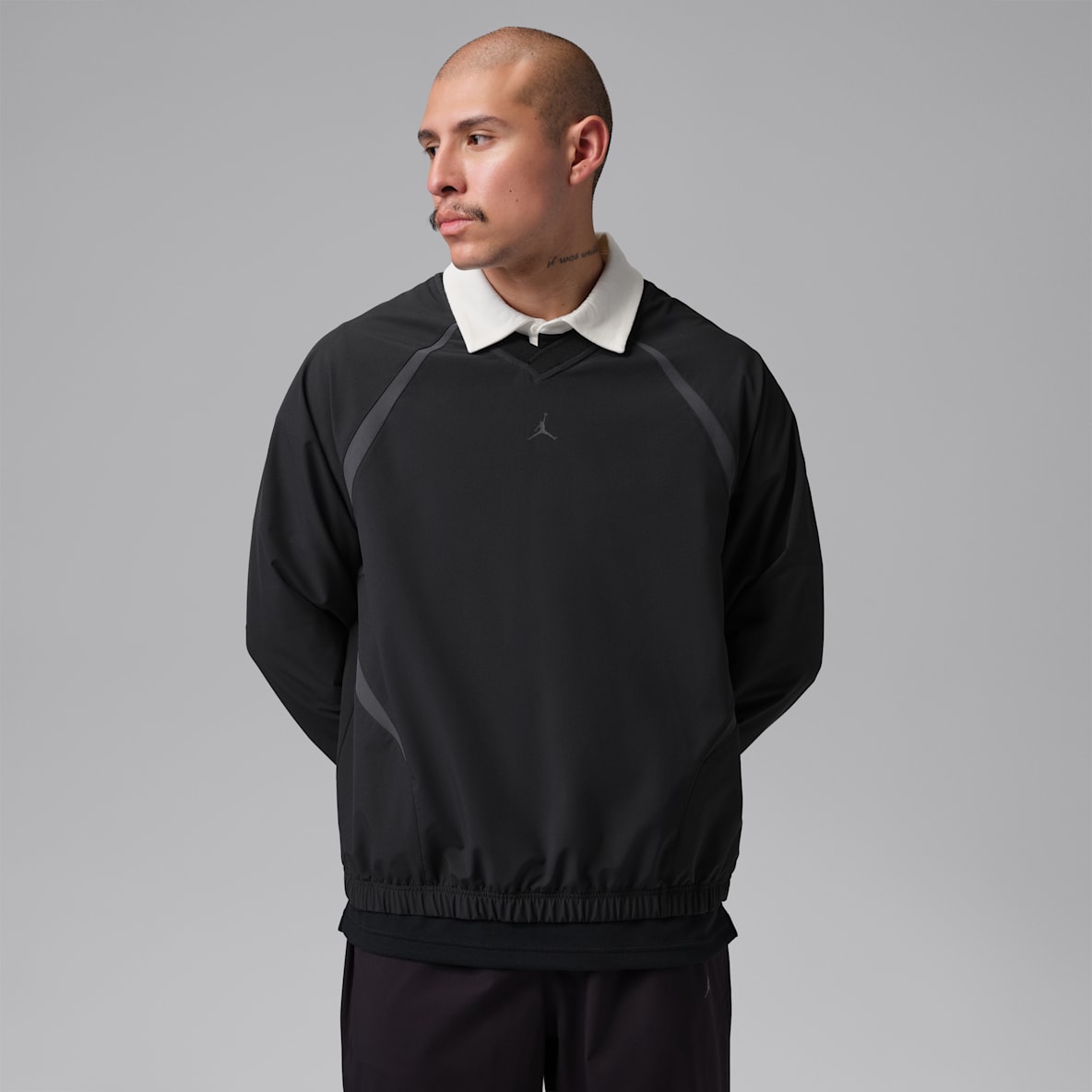 Jordan Golf Playera de manga larga de tejido Woven Repel para hombre