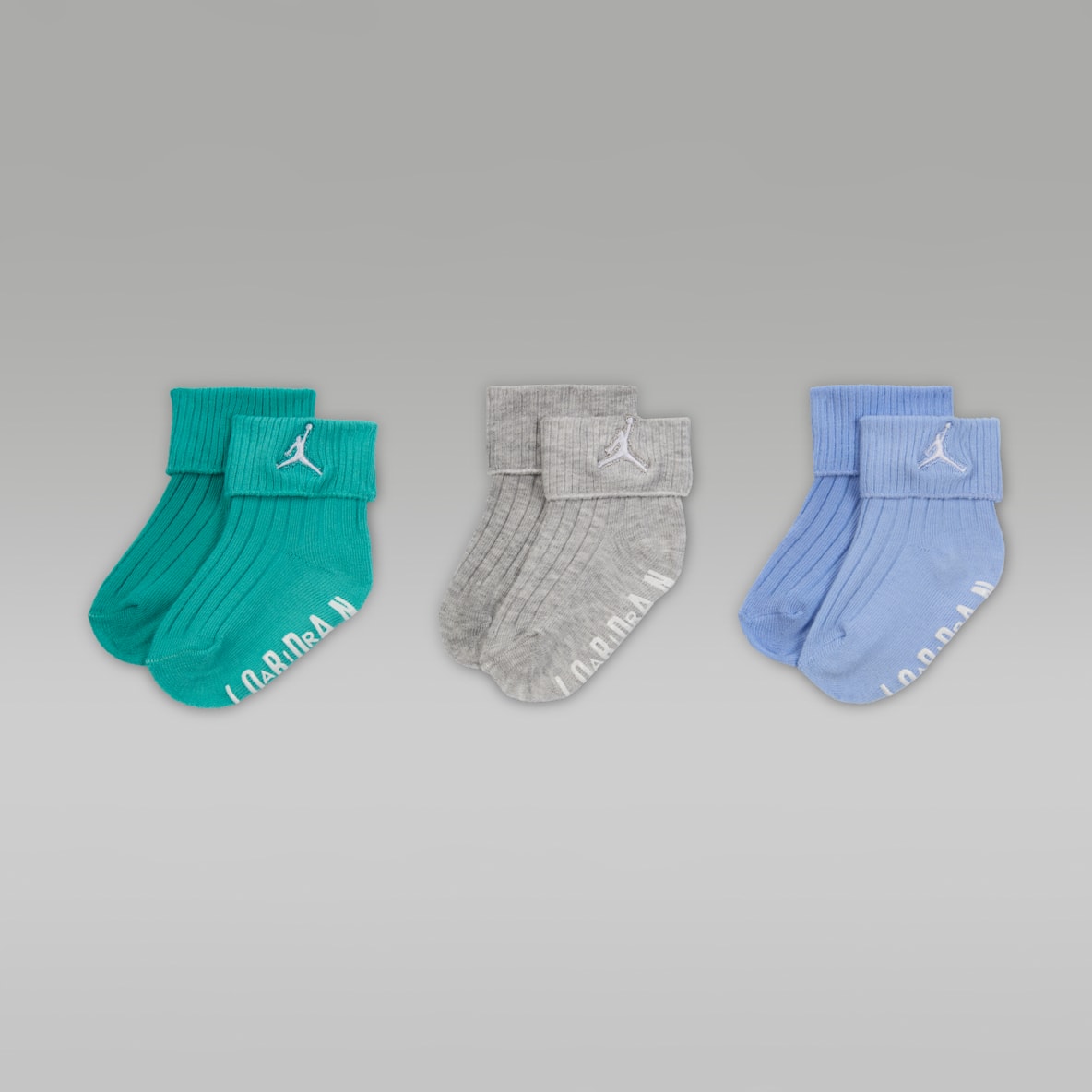 Jordan Essentials Jordan Essentials Baby Ribbed Gripper Socks (3 Pairs)