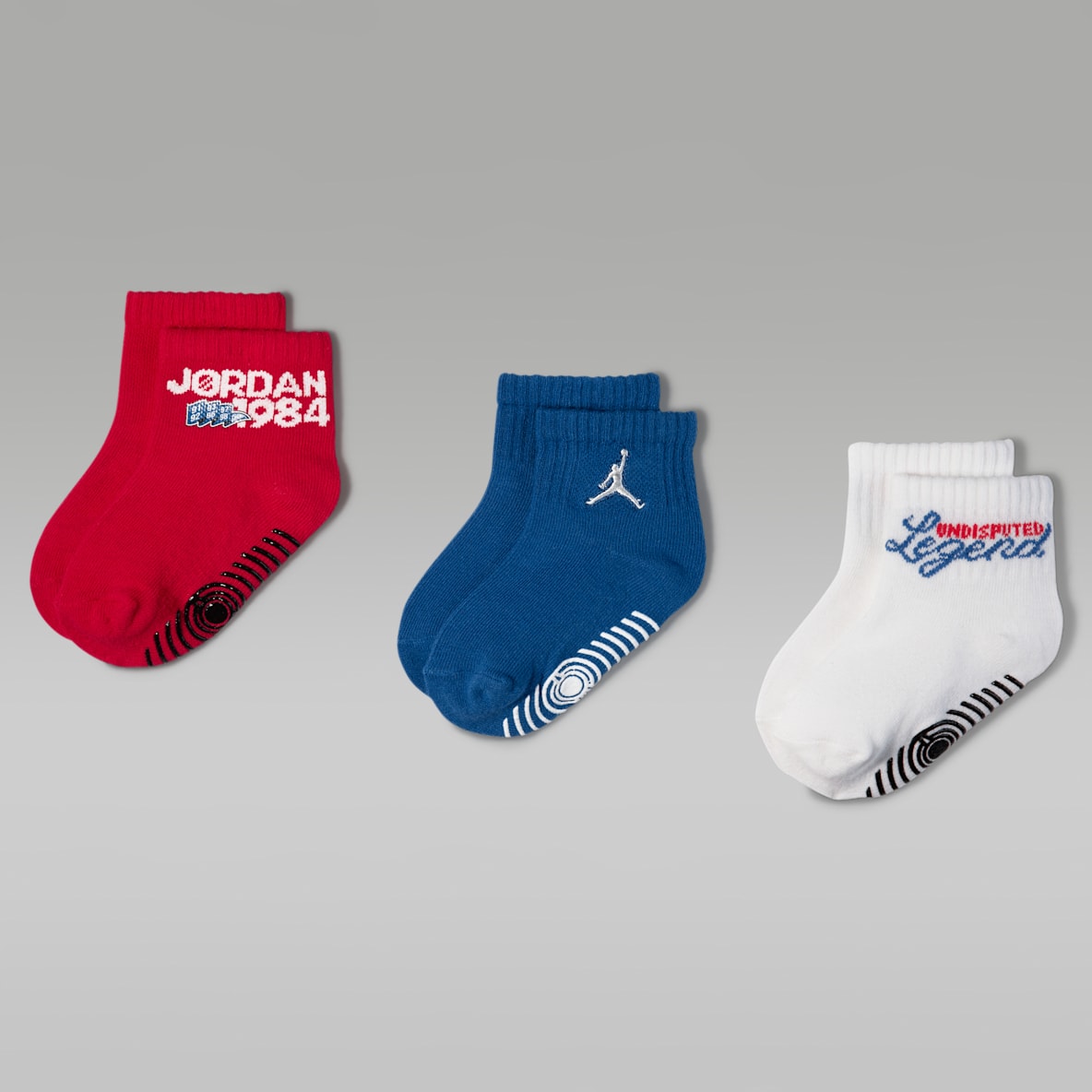 Jordan Infant/Toddler Americana Gripper Socks (3 Pairs)