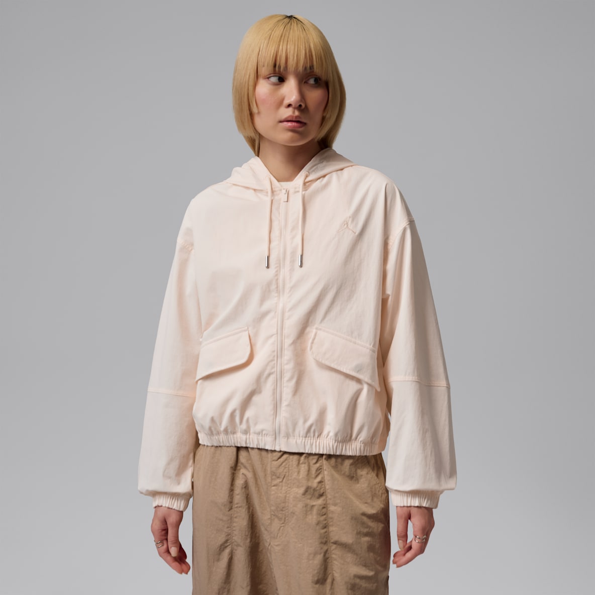 조던 플라이트 여성 풀집 UV 재킷