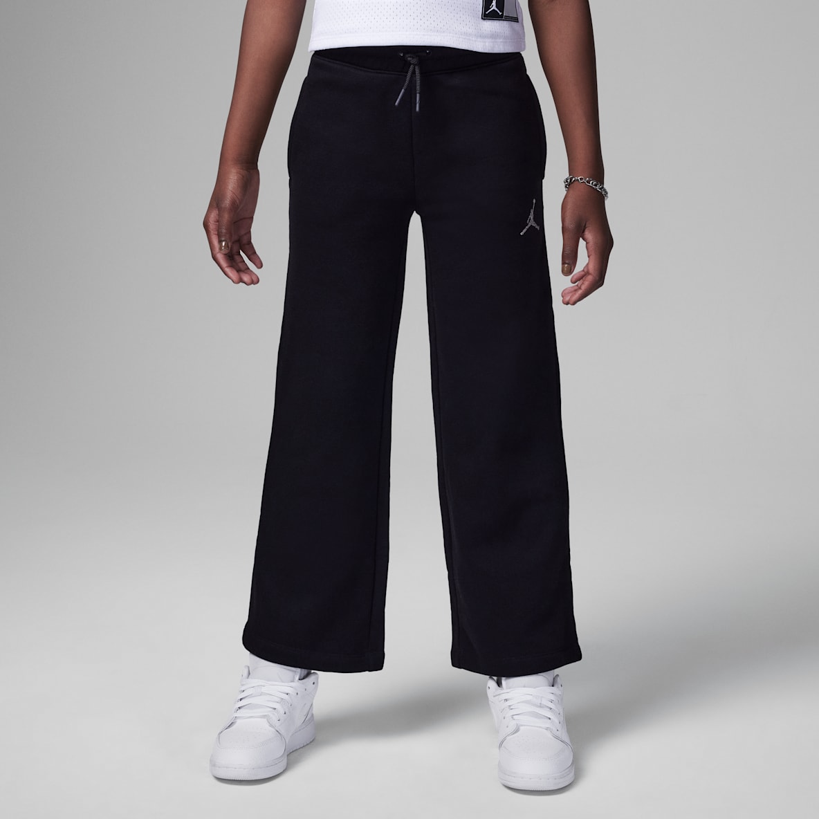 Jordan Icon Play Pants abiertos para niños talla grande