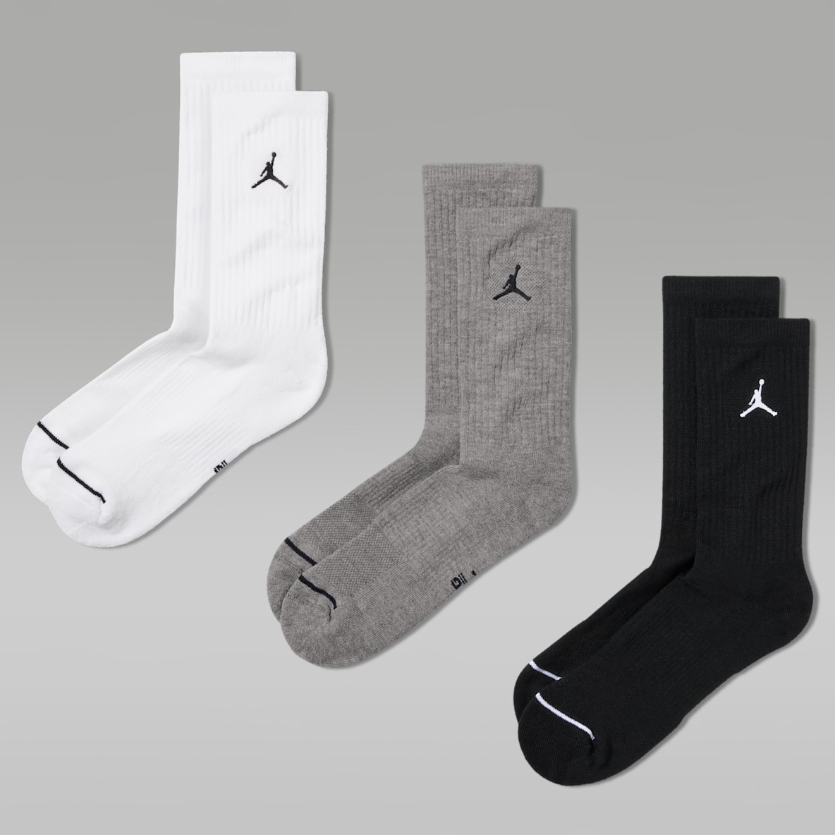 Jordan Everyday Crew Socks (3 pairs)