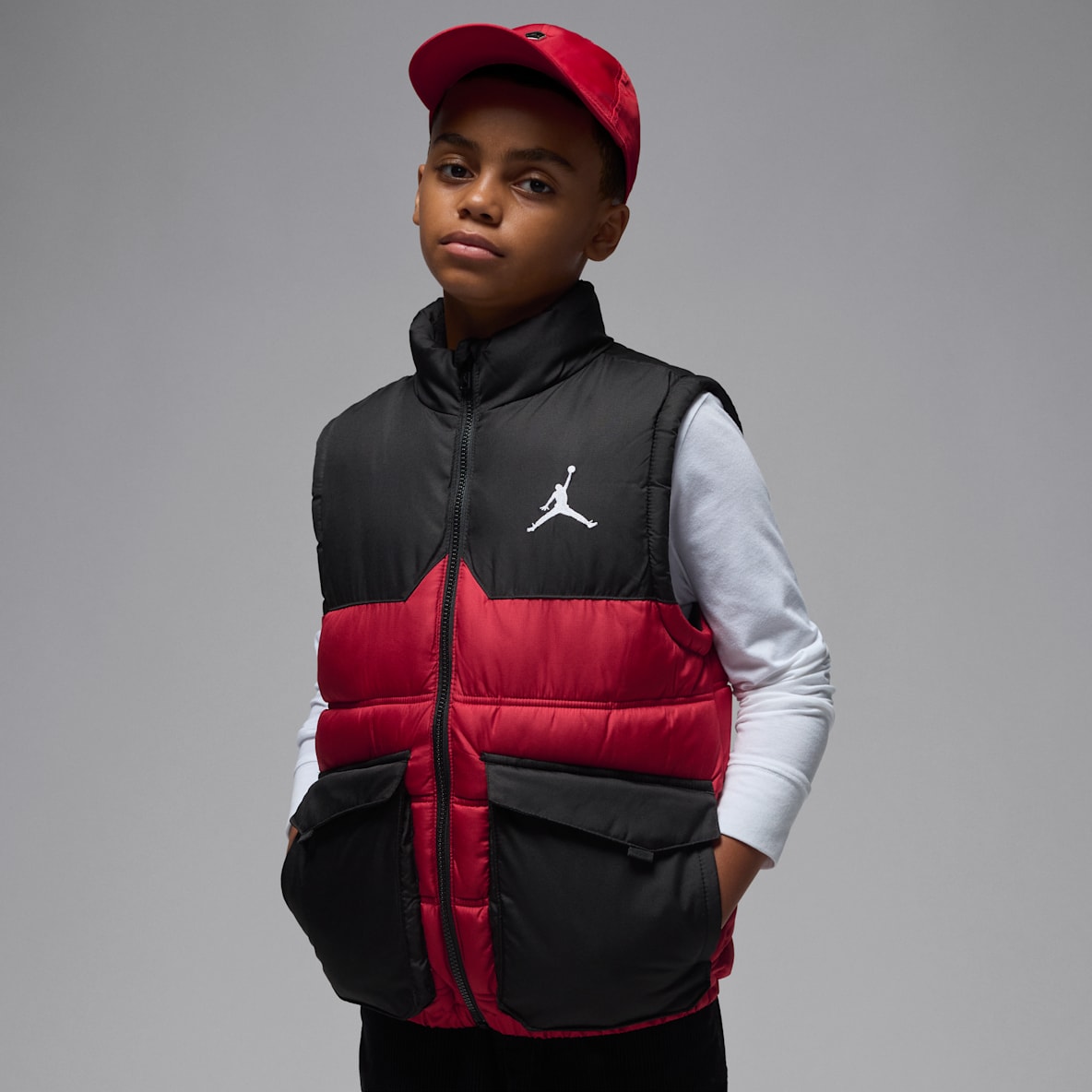 Jordan Big Kids' Filled Puffer Vest