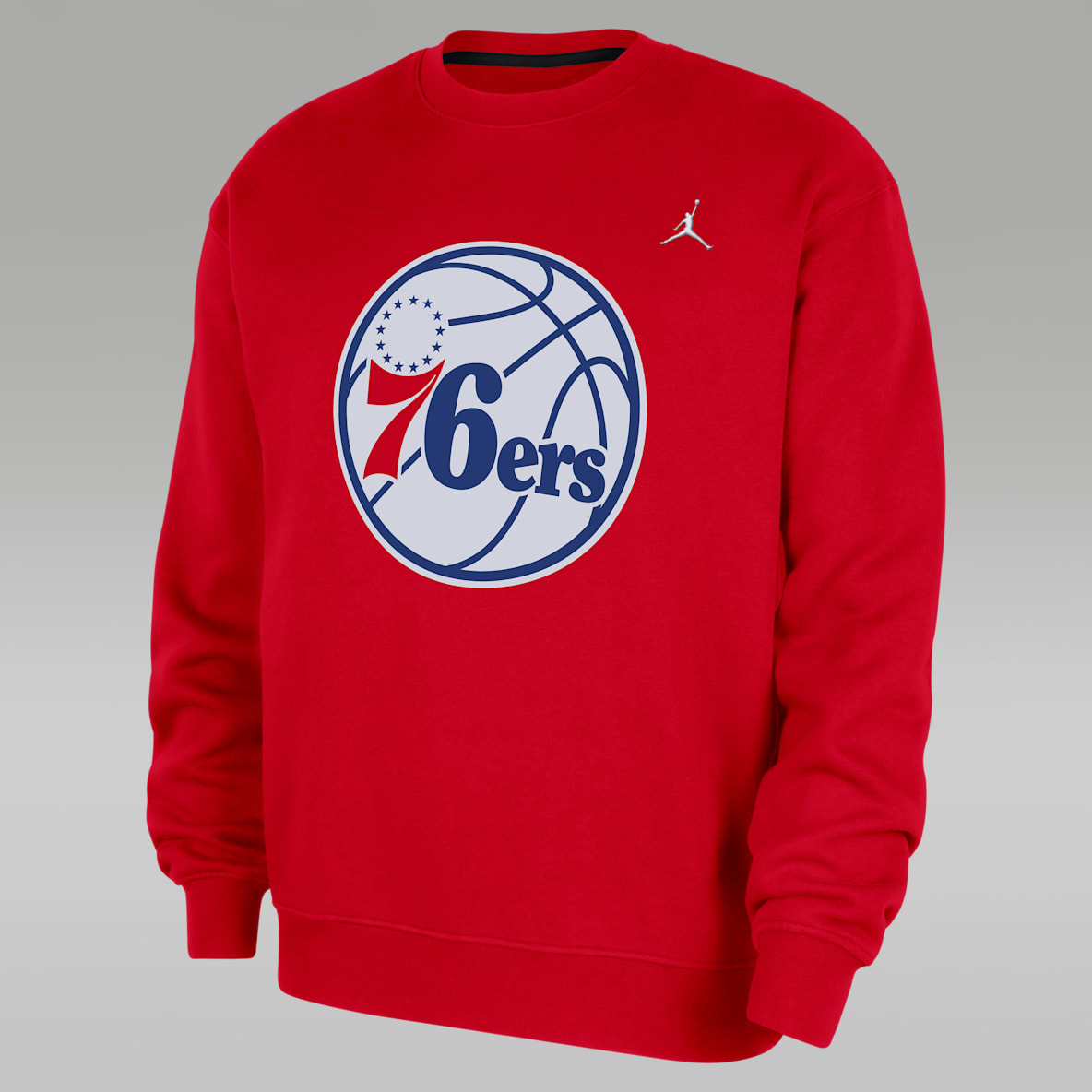 Philadelphia 76ers Statement Essentials Philadelphia 76ers Statement Essentials Men's Jordan NBA Fleece Crew-Neck Sweatshirt