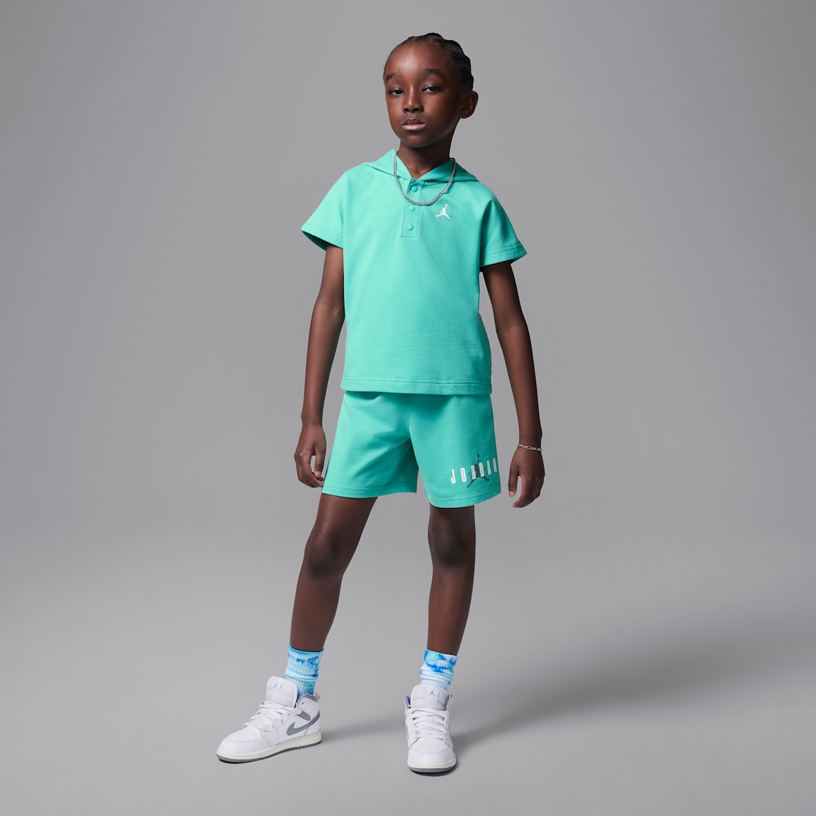 Jordan Jordan Little Kids' 2-Piece French Terry Henley Hoodie Set