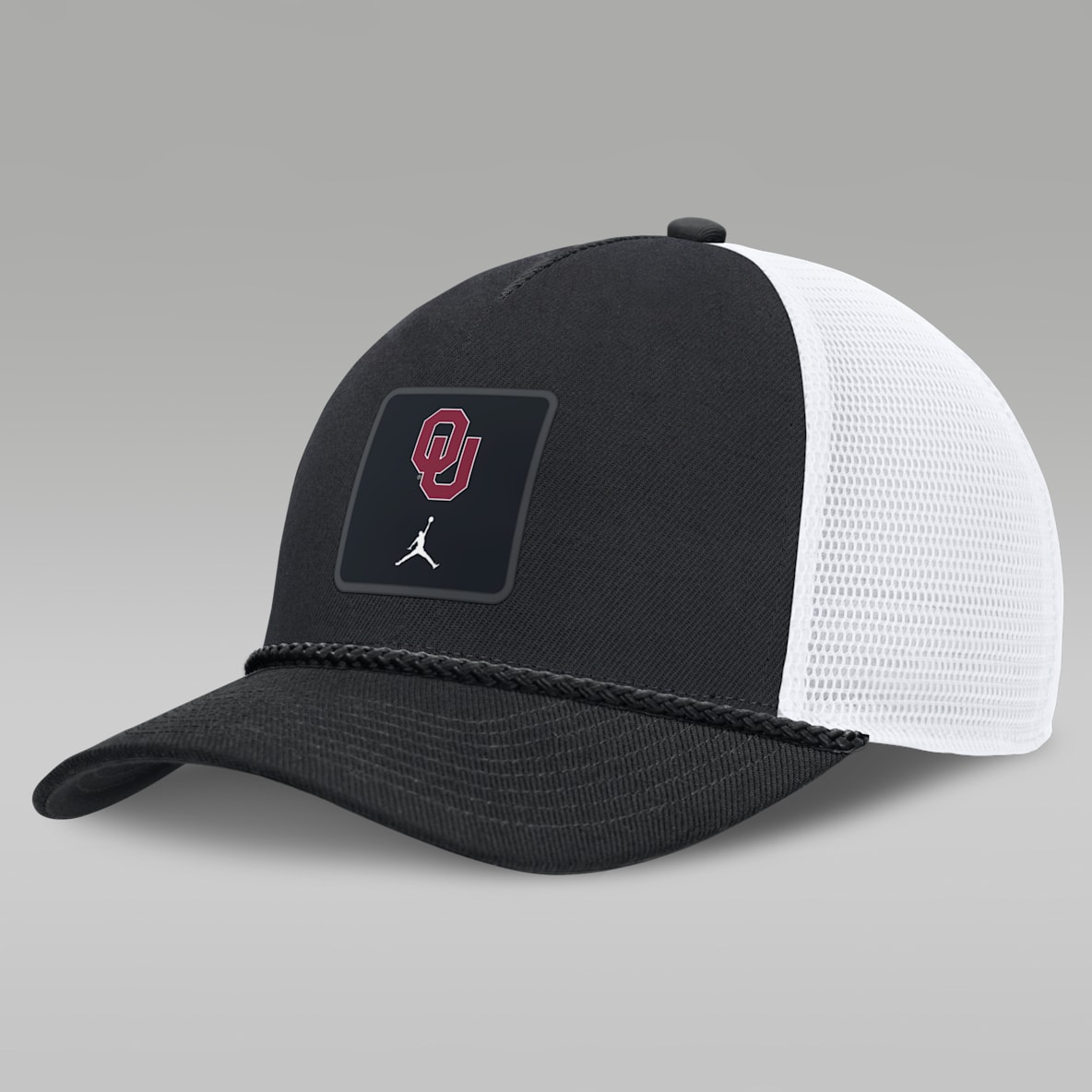 Oklahoma Sideline Gameday Rope Men's Jordan Brand College Trucker Adjustable Hat