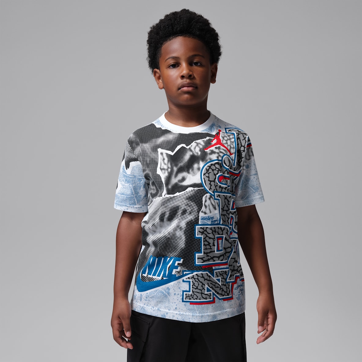 Jordan Big Kids' AJ3 True Blue Retro T-Shirt