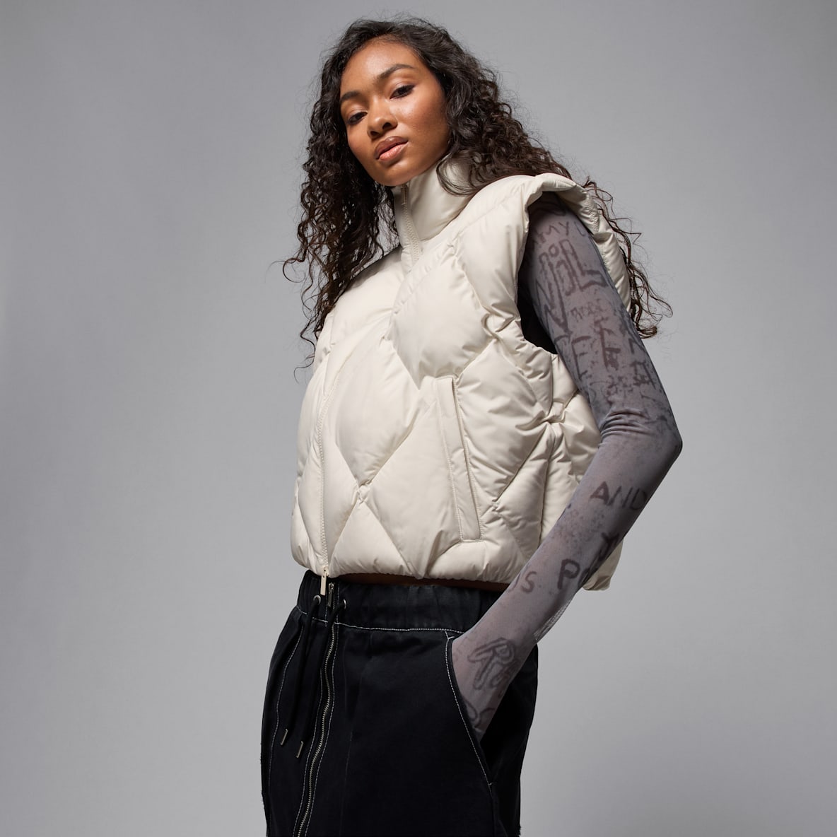 Jordan Brooklyn Jordan Brooklyn Women's Therma-FIT Quilted Puffer Vest