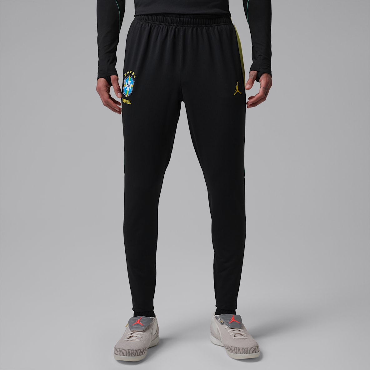 브라질 스트라이크 남성 조던 드라이 핏 축구 니트 팬츠