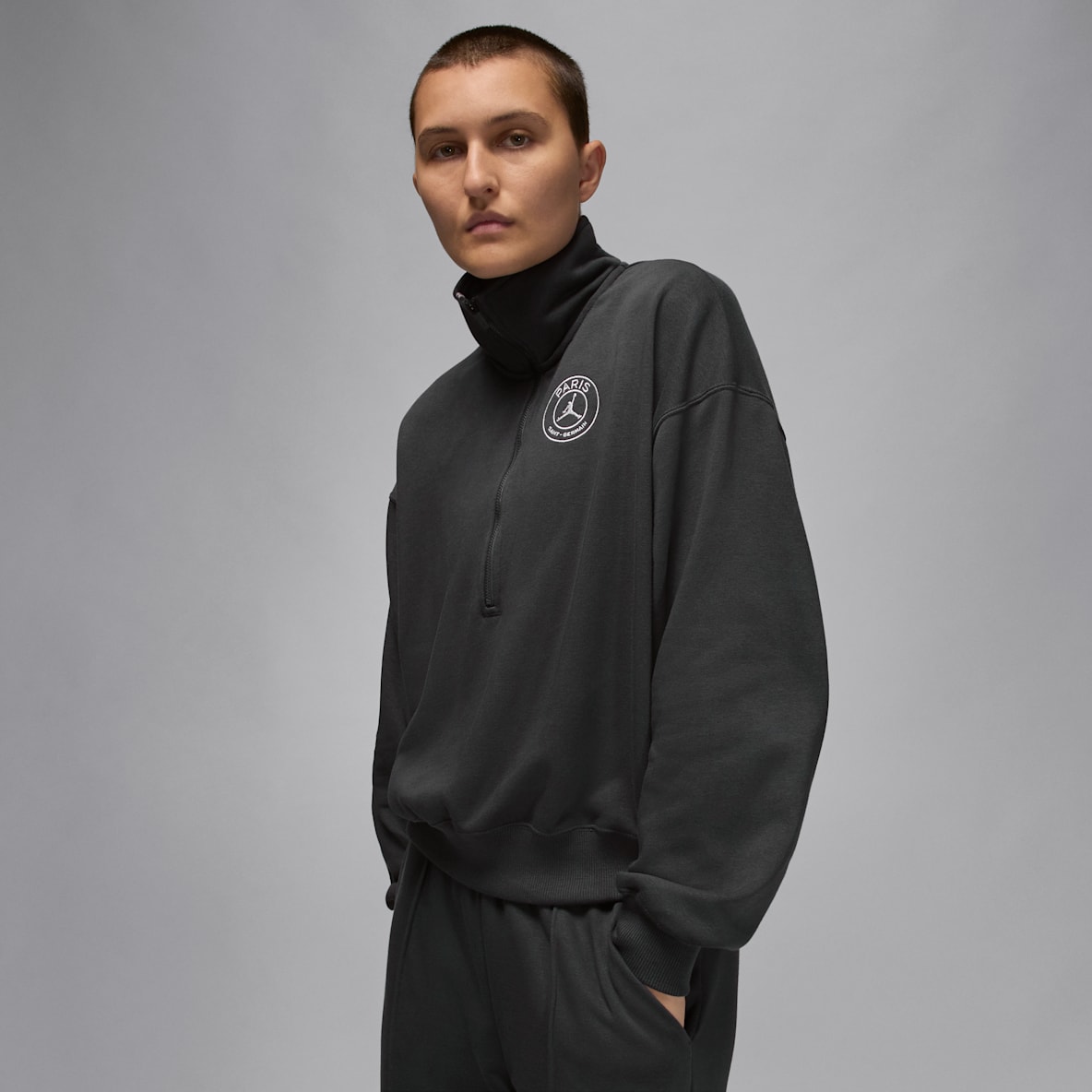 Paris Saint-Germain Paris Saint-Germain Women's Fleece Half-Zip Sweatshirt