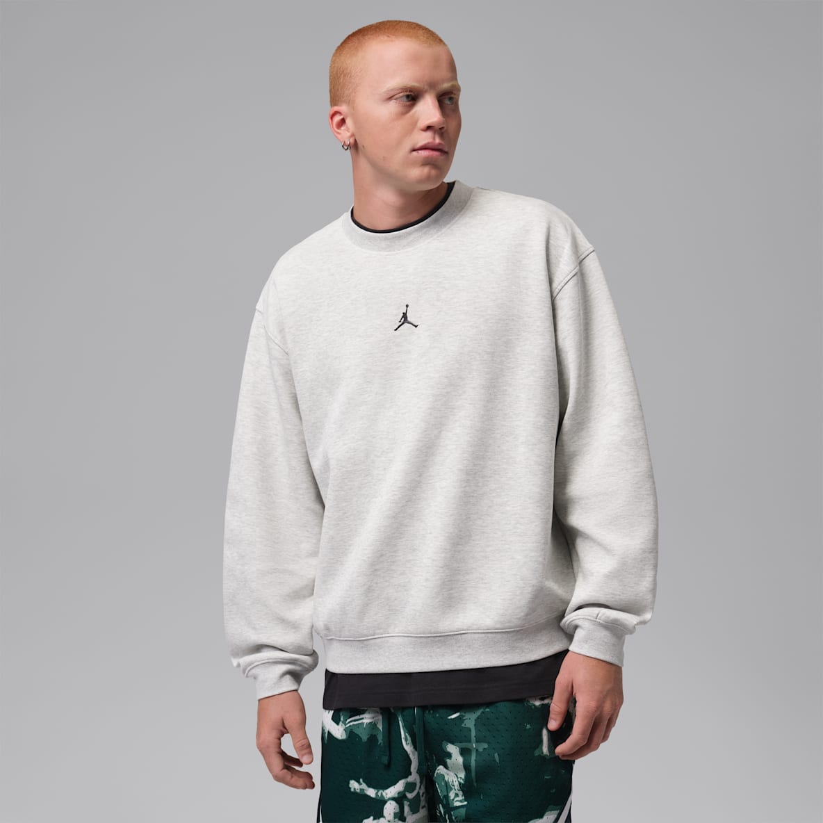 Jordan Sport Hoop Fleece Dri-FIT sweatshirt med rund hals til herre