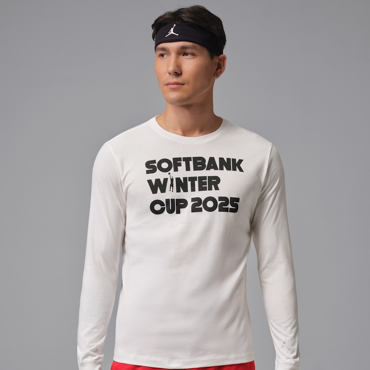 ジョーダン SoftBank ウィンターカップ 2025 メンズ ロングスリーブ Tシャツ