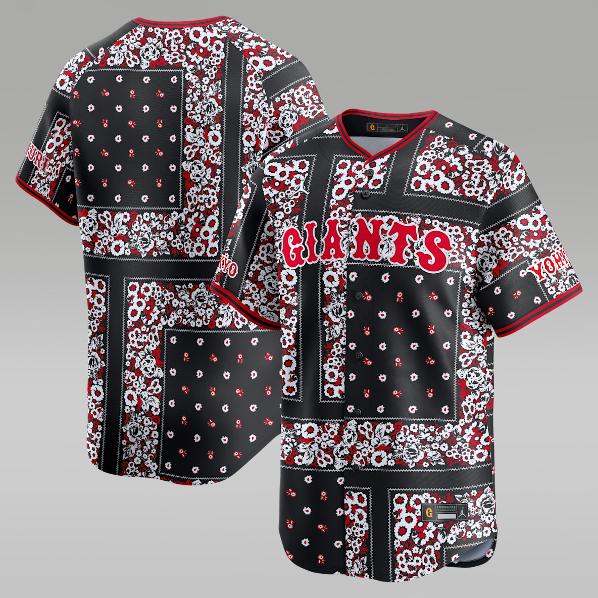 Tokyo Yomiuri Giants x Jordan Exclusive Collection Replica Men's Replica Jersey