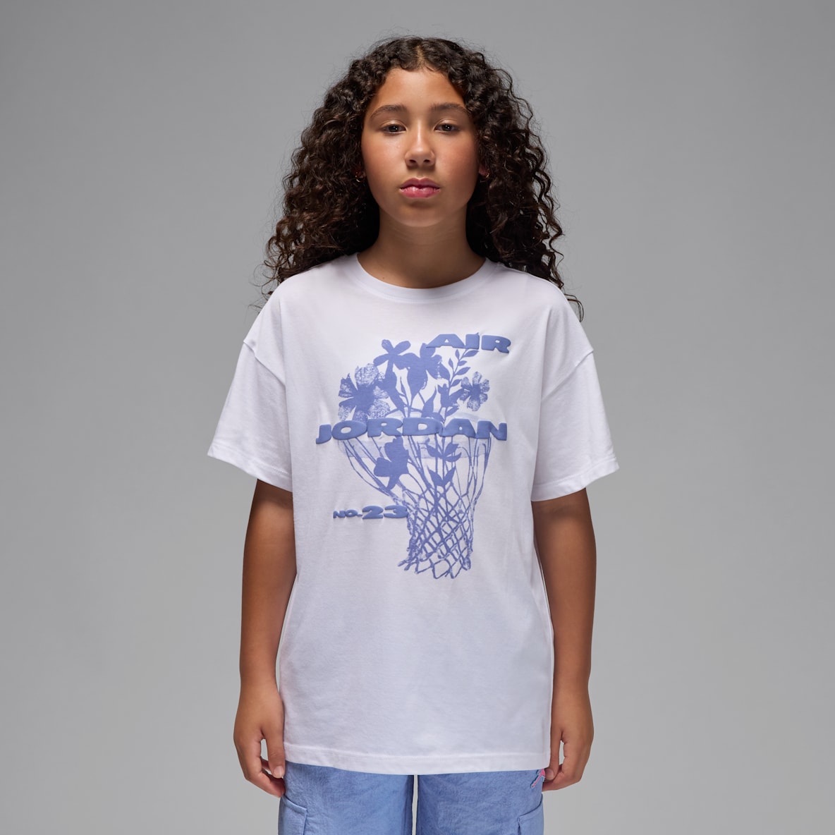 Jordan Jordan Playera 23 Flowers para niños talla grande
