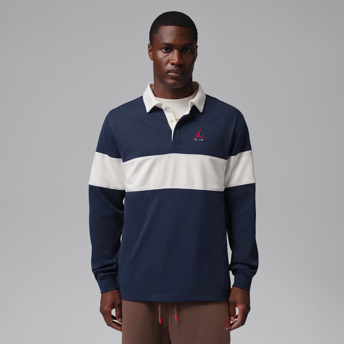 Jordan Brooklyn Polo met lange mouwen voor heren