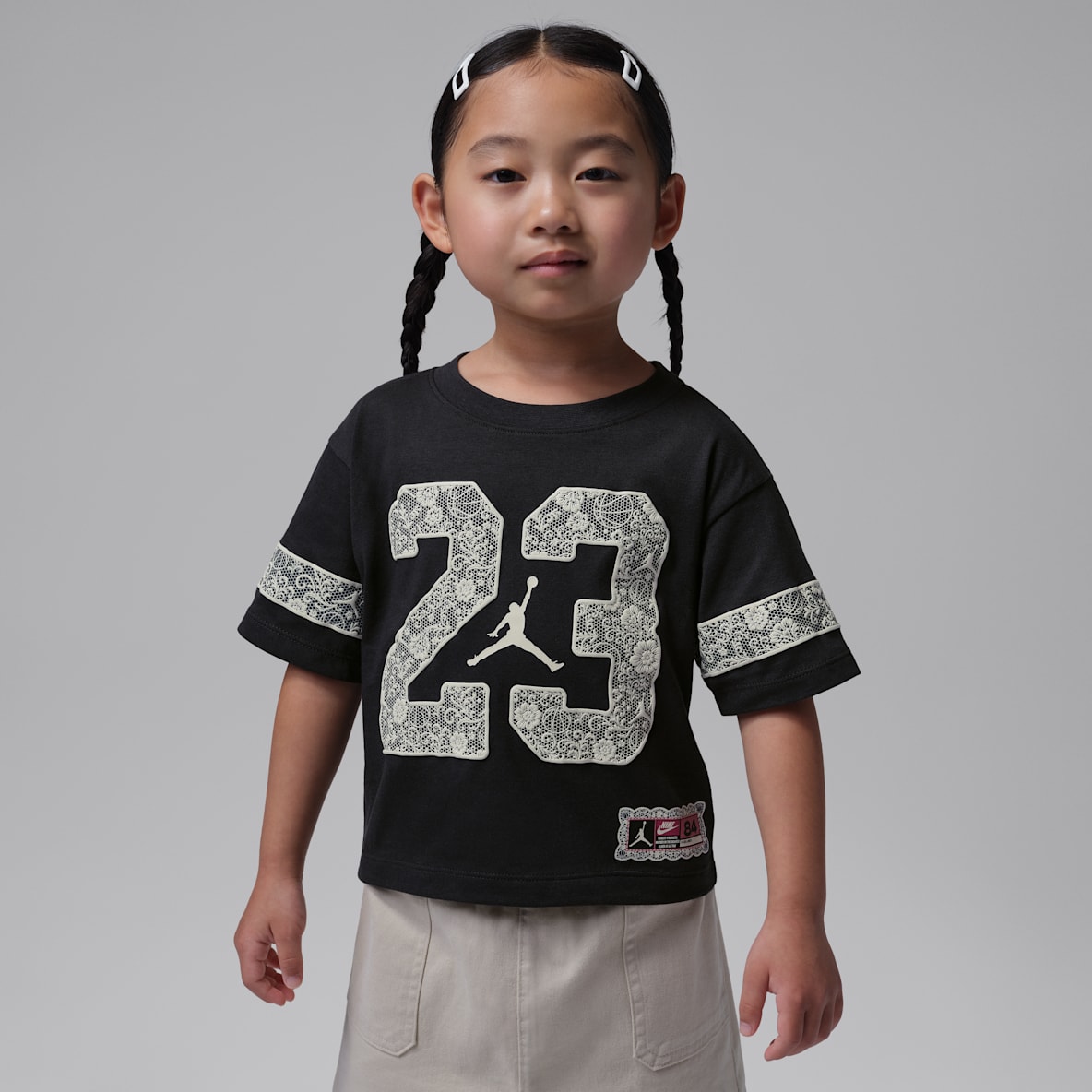 Jordan Little Kids' Floral Lace T-Shirt