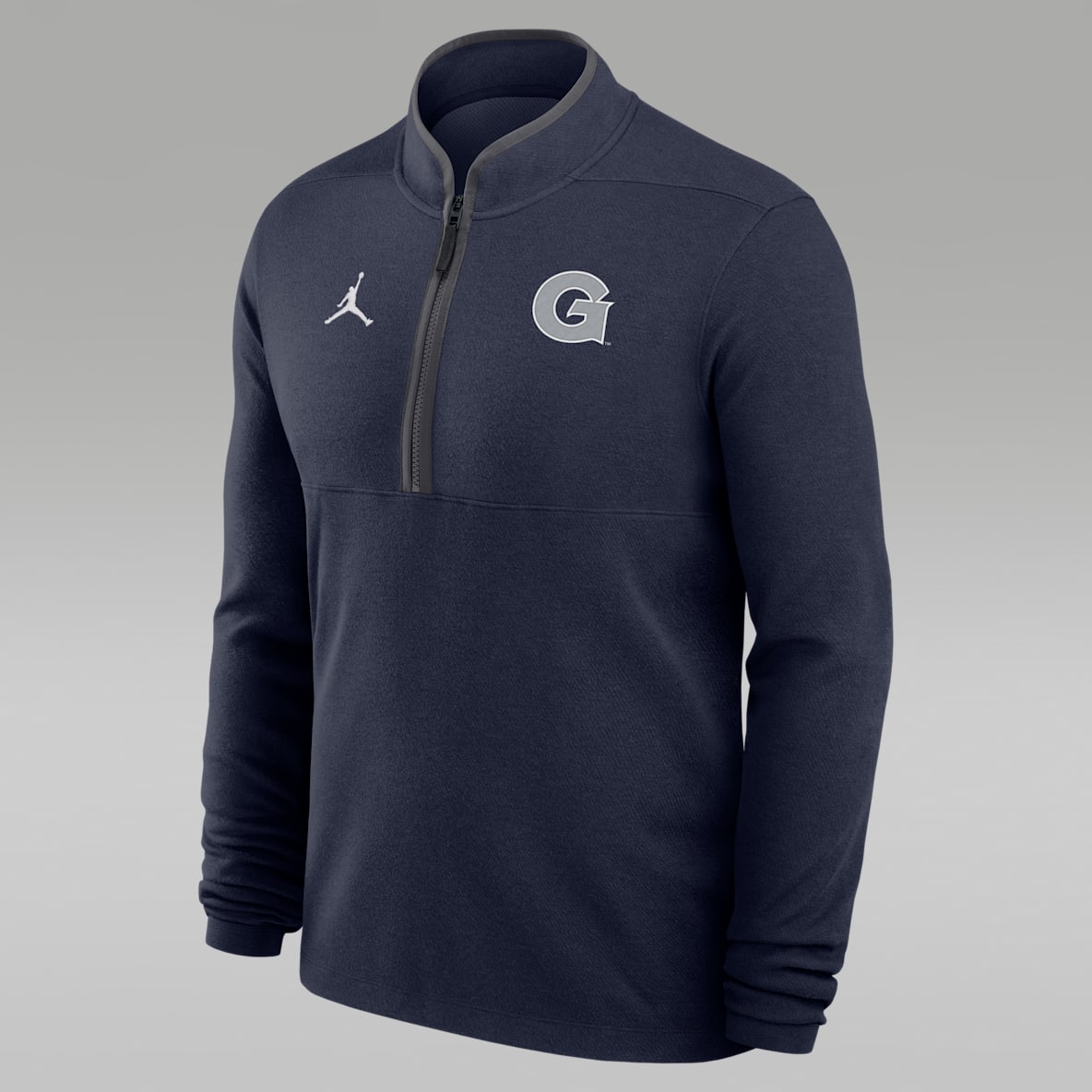 Georgetown Hoyas Victory Men's Jordan Brand Dri-FIT Quarter-Zip College Top