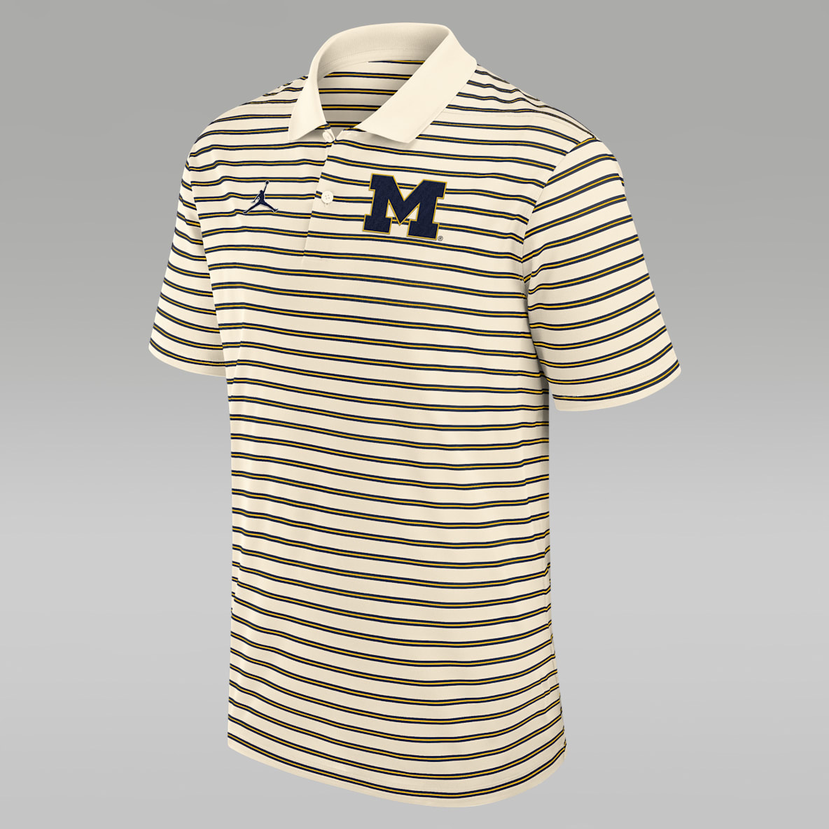 Michigan Striped Michigan Striped Men's Jordan Brand Dri-FIT College Polo
