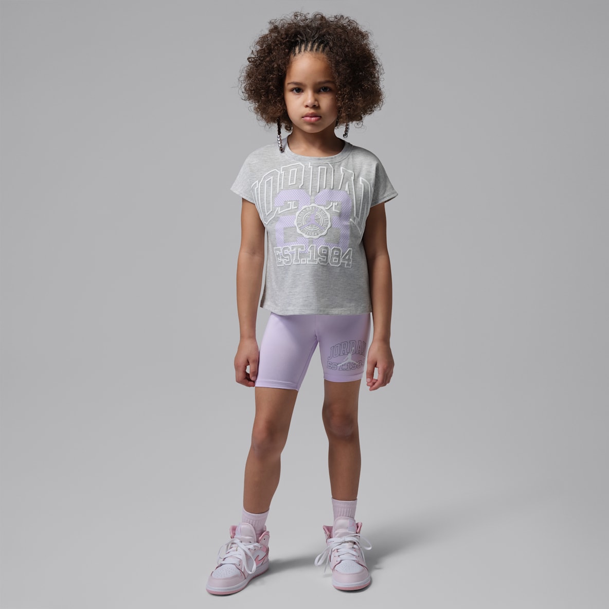 Jordan Little Kids' Boxy T-Shirt and Bike Shorts Set